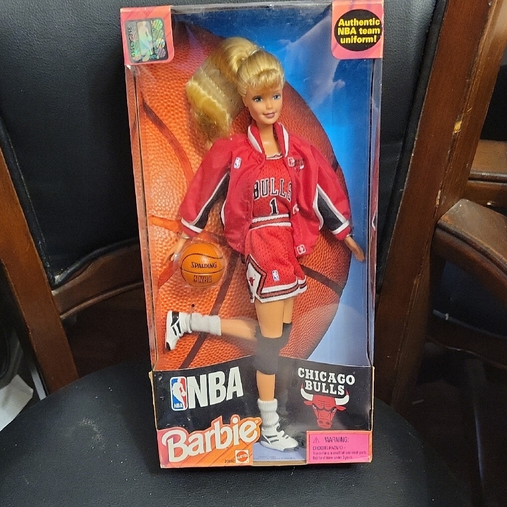 Chicago Bulls Barbie Doll in Red Outfit